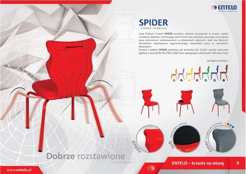 krzesło szkolne,krzesło ucznia, krzesło SPIDER